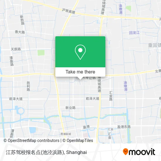 江苏驾校报名点(池泾浜路) map