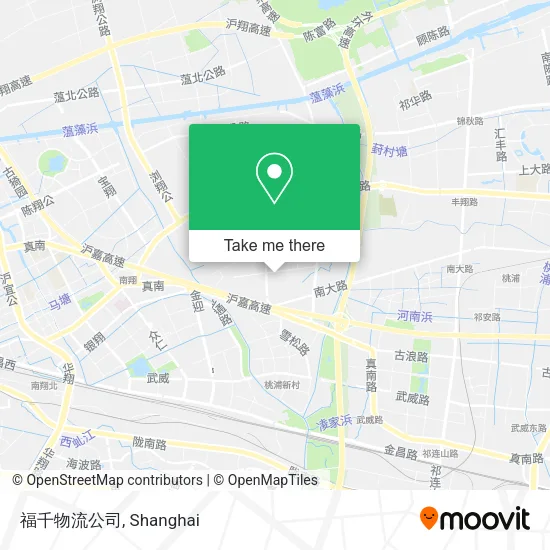 福千物流公司 map