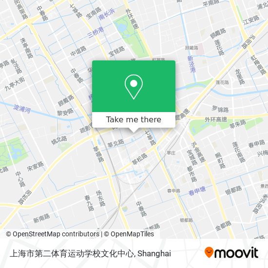 上海市第二体育运动学校文化中心 map