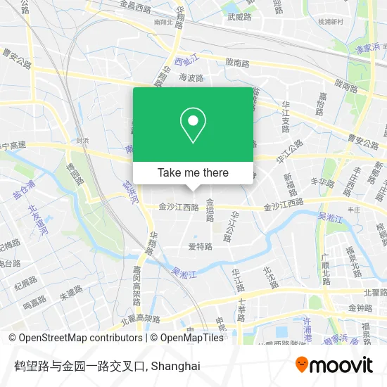 鹤望路与金园一路交叉口 map