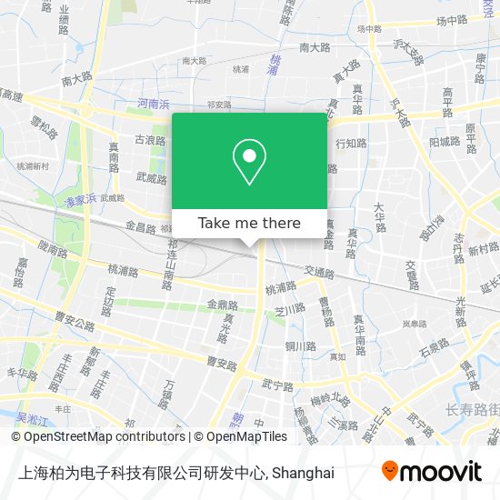 上海柏为电子科技有限公司研发中心 map