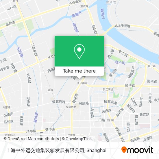 上海中外运交通集装箱发展有限公司 map