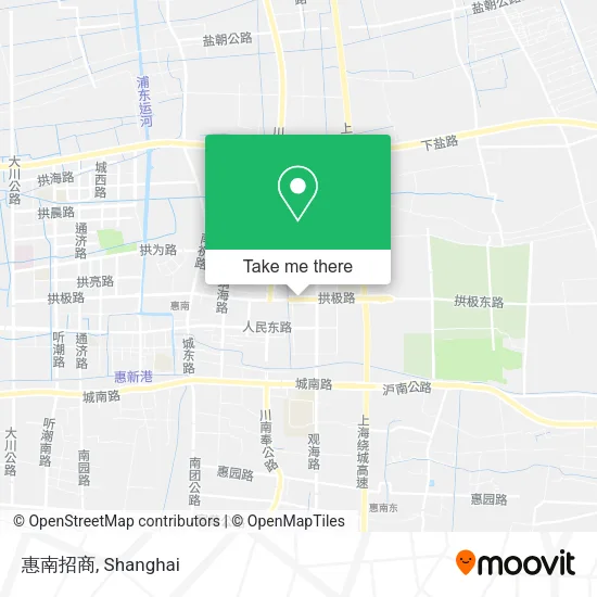惠南招商 map