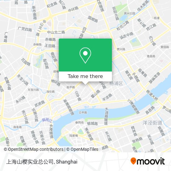 上海山樱实业总公司 map