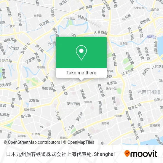 日本九州旅客铁道株式会社上海代表处 map