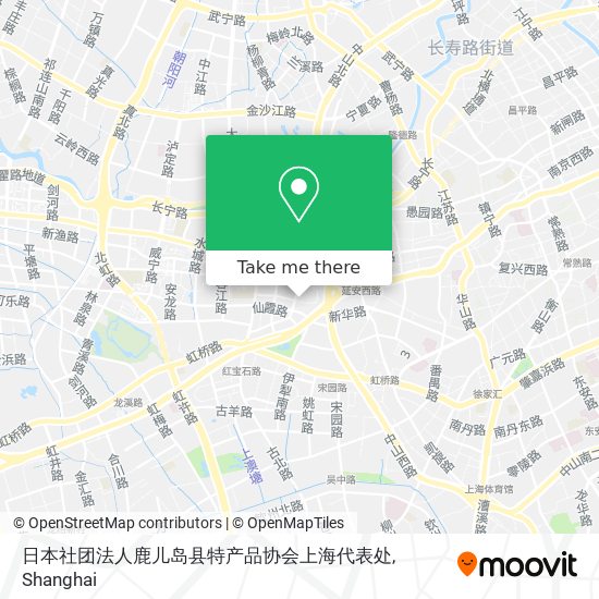 日本社团法人鹿儿岛县特产品协会上海代表处 map