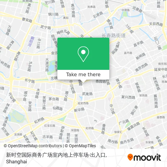新时空国际商务广场室内地上停车场-出入口 map