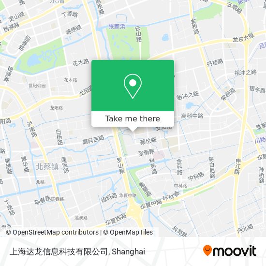 上海达龙信息科技有限公司 map
