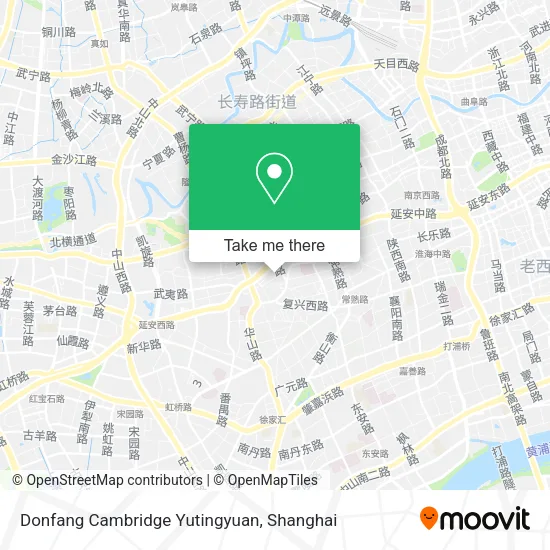 Donfang Cambridge Yutingyuan map