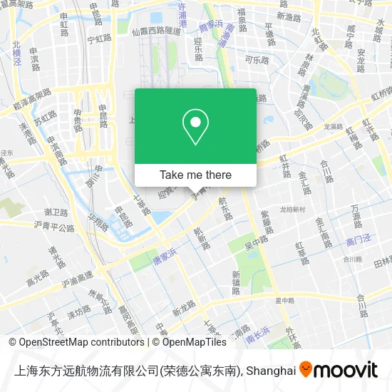 上海东方远航物流有限公司(荣德公寓东南) map