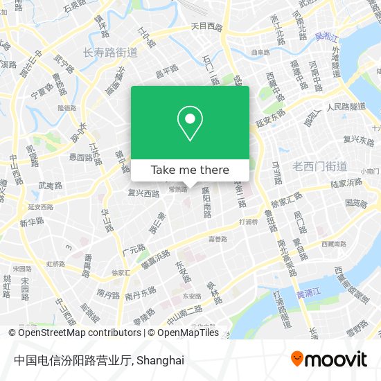 中国电信汾阳路营业厅 map