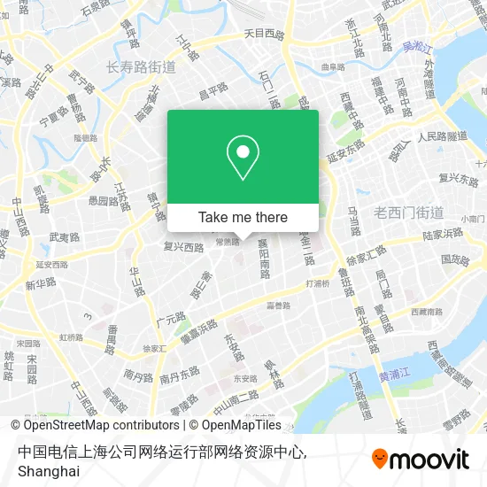 中国电信上海公司网络运行部网络资源中心 map