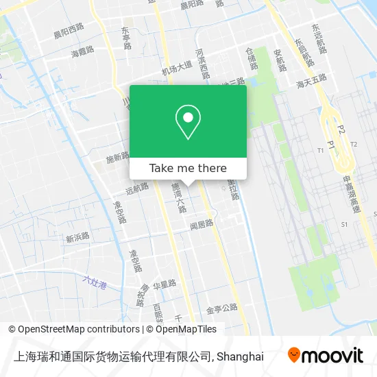上海瑞和通国际货物运输代理有限公司 map