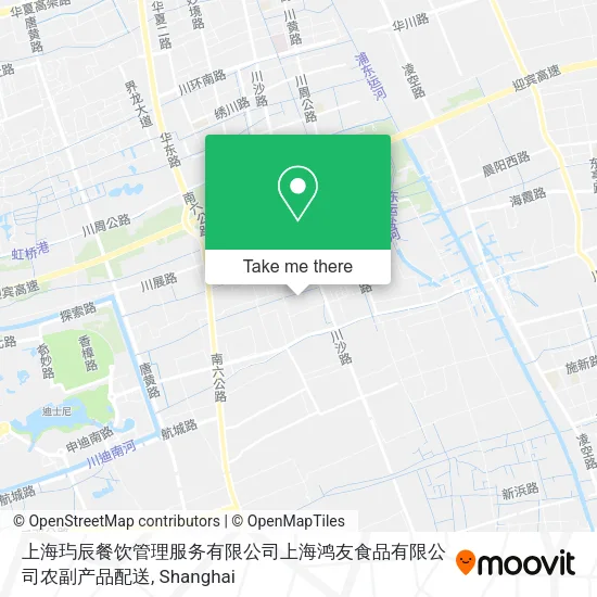 上海玙辰餐饮管理服务有限公司上海鸿友食品有限公司农副产品配送 map
