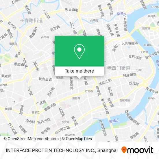 INTERFACE PROTEIN TECHNOLOGY INC. map