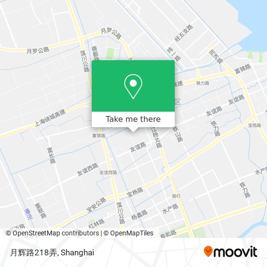 月辉路218弄 map