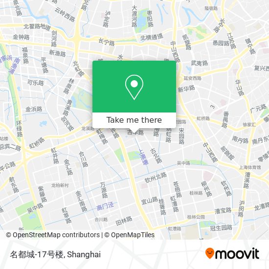 名都城-17号楼 map