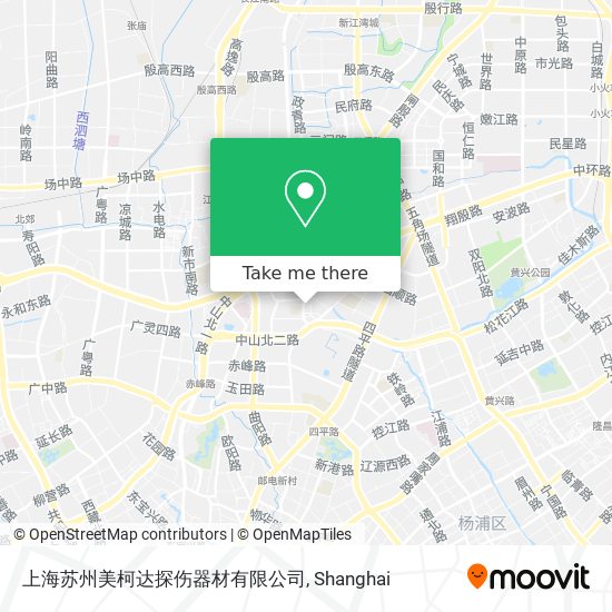 上海苏州美柯达探伤器材有限公司 map