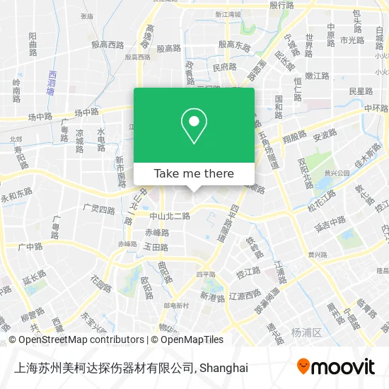 上海苏州美柯达探伤器材有限公司 map