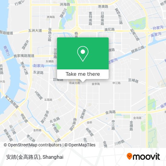 安踏(金高路店) map
