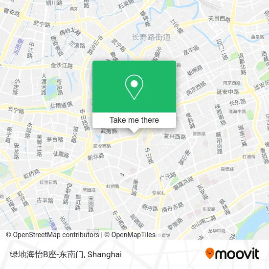 绿地海怡B座-东南门 map