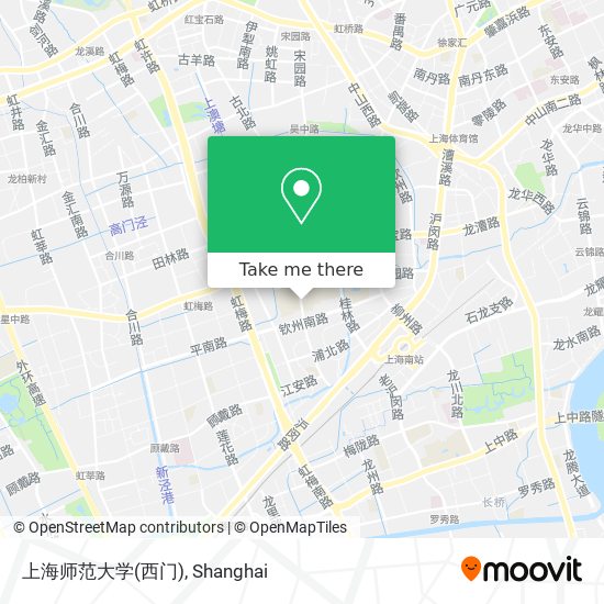 上海师范大学(西门) map