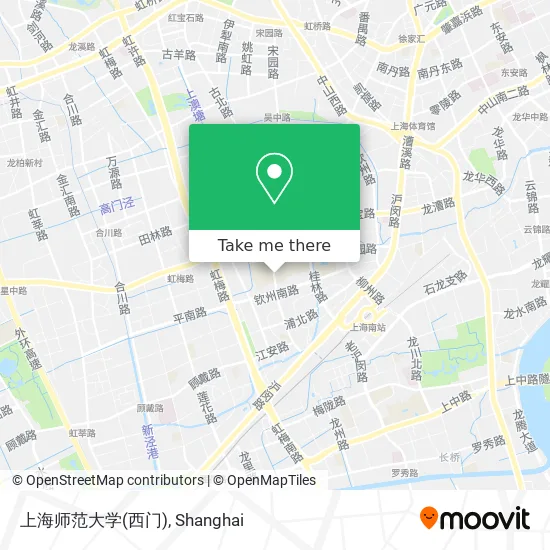 上海师范大学(西门) map