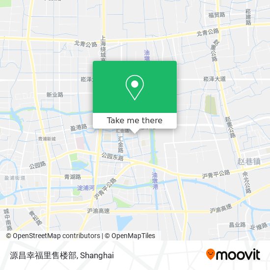 源昌幸福里售楼部 map