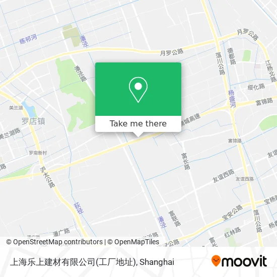 上海乐上建材有限公司(工厂地址) map