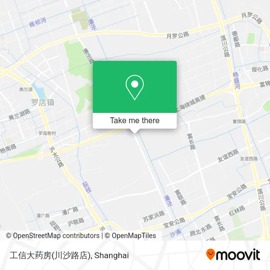 工信大药房(川沙路店) map