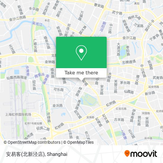 安易客(北新泾店) map