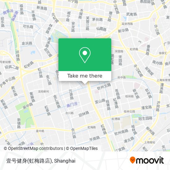 壹号健身(虹梅路店) map