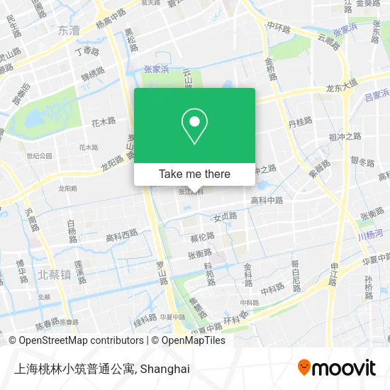 上海桃林小筑普通公寓 map