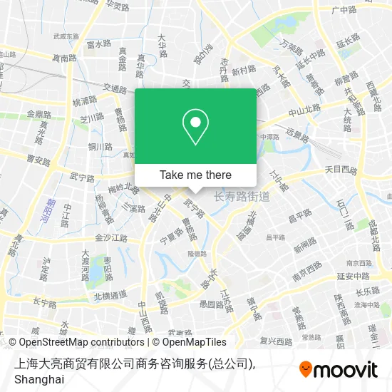 上海大亮商贸有限公司商务咨询服务(总公司) map