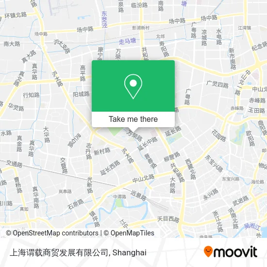 上海谓载商贸发展有限公司 map