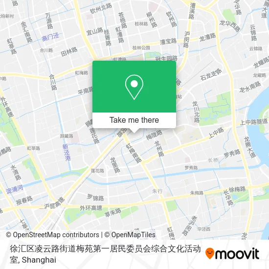 徐汇区凌云路街道梅苑第一居民委员会综合文化活动室 map