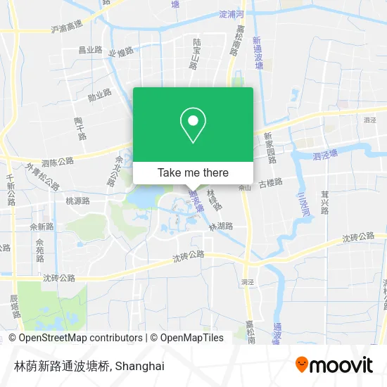 林荫新路通波塘桥 map