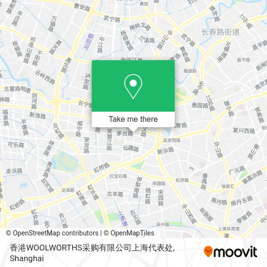 香港WOOLWORTHS采购有限公司上海代表处 map