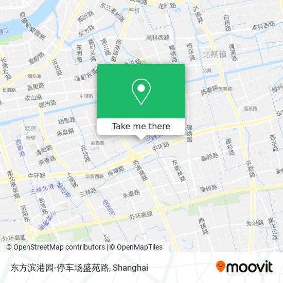 东方滨港园-停车场盛苑路 map