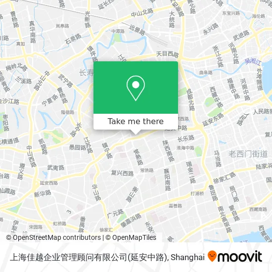 上海佳越企业管理顾问有限公司(延安中路) map