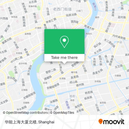 华能上海大厦北楼 map