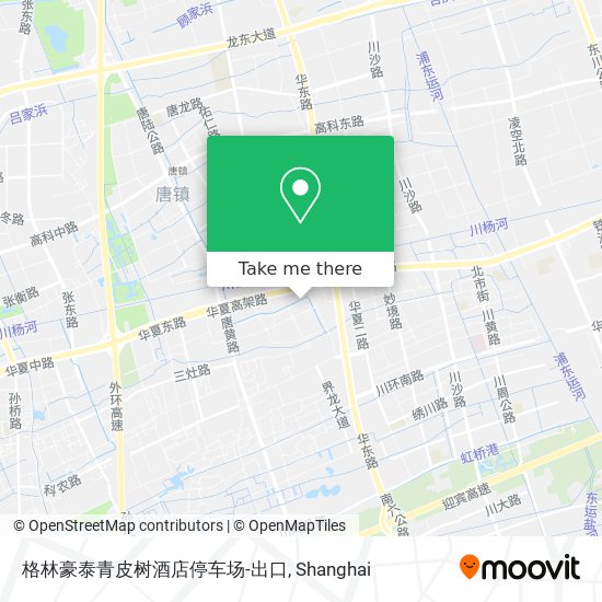 格林豪泰青皮树酒店停车场-出口 map