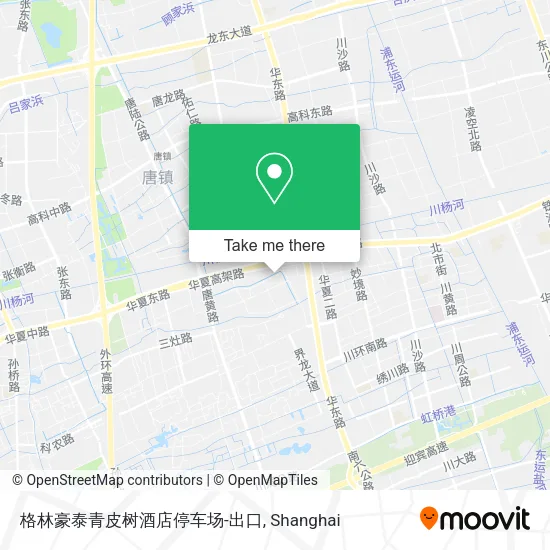 格林豪泰青皮树酒店停车场-出口 map