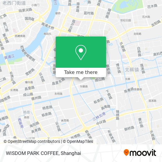 WISDOM PARK COFFEE map