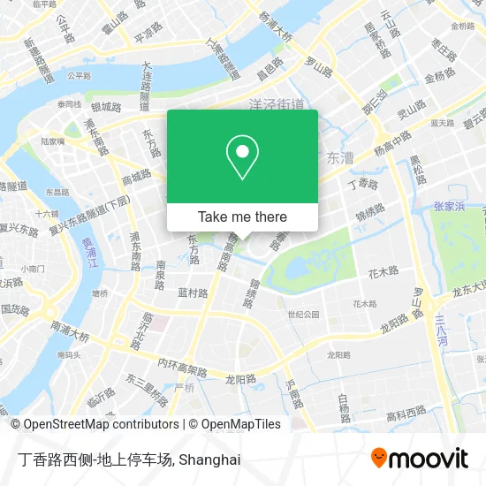 丁香路西侧-地上停车场 map