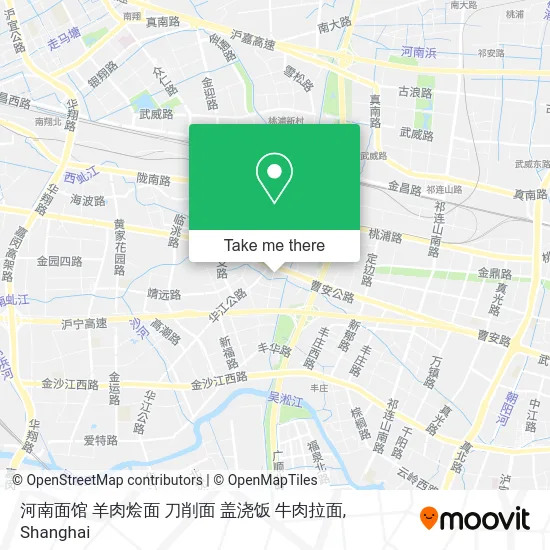 河南面馆  羊肉烩面  刀削面 盖浇饭  牛肉拉面 map