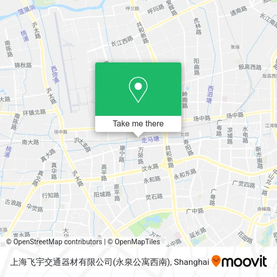 上海飞宇交通器材有限公司(永泉公寓西南) map
