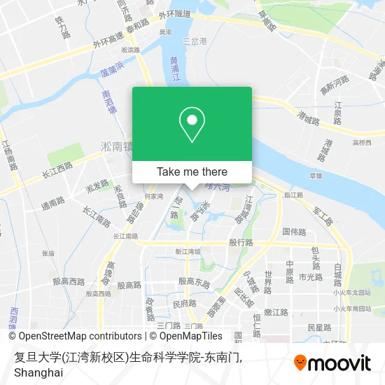复旦大学(江湾新校区)生命科学学院-东南门 map