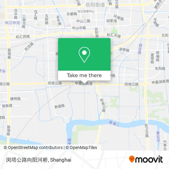 闵塔公路向阳河桥 map