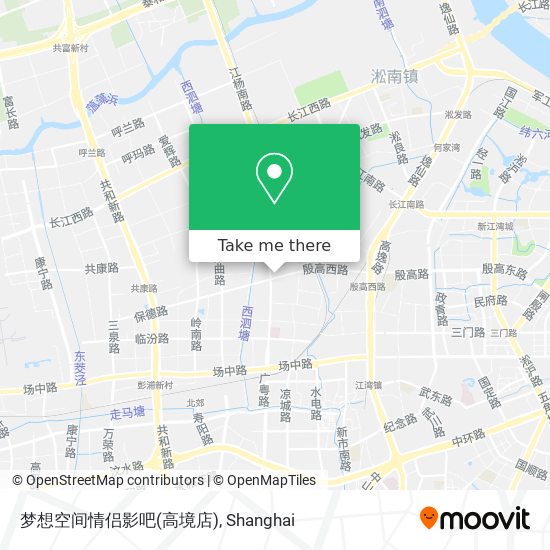 梦想空间情侣影吧(高境店) map